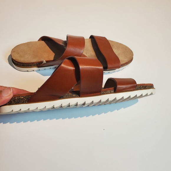 Nine West sandals, size 9, Cognac - Picture 6 of 7